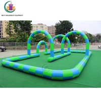Piste gonflable de karting, barrière de piste, Ball Zorb, pour enfants et adultes, pour l'extérieur, 12mL, livraison gratuite