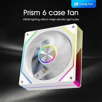 Ventilateur de refroidissement silencieux PWM Prism 6ème génération ProRS ARGB RGB Shuang Synchronous, compatible CPU 7ème génération, roulement à billes en plastique