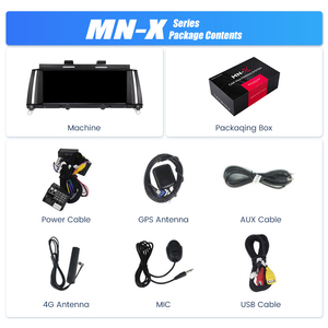 MEKEDE EU Stock Pantalla de Reproducción de DVD para Auto Android de 8.8 Pulgadas con Certificación CE Rohs y <span class=keywords><strong>E</strong></span>-Mark, Envío Rápido a la Zona de la UE para <span class=keywords><strong>BMW</strong></span> X3 F25 <span class=keywords><strong>X4</strong></span> F26 - Product Image 2