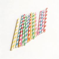 Pailles en plastique PLA biodégradables, écologiques, jetables, emballées individuellement, pour milk-shake