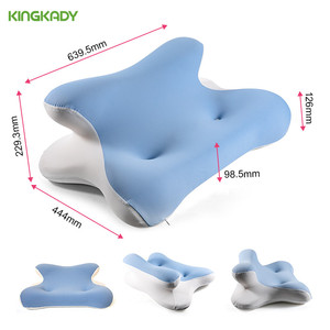 כרית שינה אורתופדית ארגונומית מותאמת אישית של קינגקדי, מספוג זיכרון לצוואר, עם תעודת OEKO-TEX ו- CertiPUR-US - Product Image 2