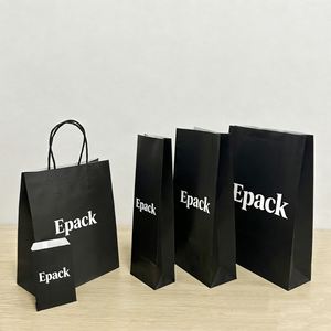 Custom Black White Brown Bread Baking Kraft Paper <b>Bags</b> With Logo, Custom Greaseproof Snack Bakery Food Cookie <b>Bag</b> - Product Image 6