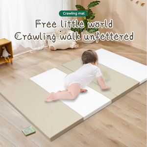 Estera <span class=keywords><strong>para</strong></span> siesta de bebé plegable preescolar gatear respetuoso con el medio ambiente PU tela espuma niño <span class=keywords><strong>dormir</strong></span> siesta esteras - Product Image 4