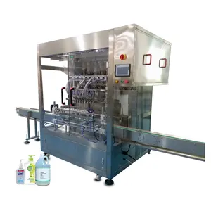 1000 Ml Liquid Line Big Bottles Inline Closing Machines Capping Labeling Caping Automatic Filling And Close Bottle Machine