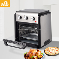 Freidora de Aire Digital Multifunción de Acero Inoxidable de 1700W y 12 Litros con Pantalla LCD, Horno Doméstico Holandés sin Aceite