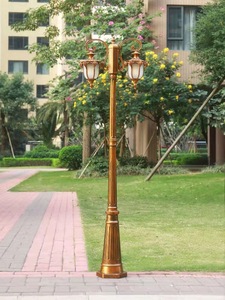 โคมไฟสนามทองเหลืองกลางแจ้ง LED แสงวอร์มไวท์ โคมแก้ว IP54 AC 220V 2700K พร้อมเซ็นเซอร์ตรวจจับความเคลื่อนไหว พลังงานแสงอาทิตย์ ปรับความสว่างได้ รับประกัน 10 ปี - Product Image 5