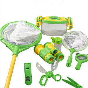 Kit de capture d'insectes pour enfants, <span class=keywords><strong>filet</strong></span> à papillons en plastique et pinces pour les explorateurs et les collectionneurs d'insectes en plein air, excellente idée de cadeau - Product Image 6