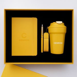 Juego de Regalo Ecológico y Reutilizable: Taza, Diario y Bolígrafo para Promociones Sostenibles - Product Image 1