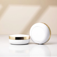 Boîte d'emballage cosmétique ronde blanche pour fond de teint crème BB en coussin d'air, pot de crème, étui pour coussin d'air
