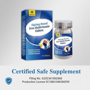 Siqiang Volwassenen Multivitamine Tabletten Immuunsysteem Ondersteuning Anemie Preventie 60 Stuks Vitamine Mineralen Supplement voor Vrouwen Mannen - Product Image 5