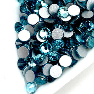 Directo de fábrica 10 Embalaje <span class=keywords><strong>bruto</strong></span> SS20 No Hotfix Bling Flat Back Nail Art Rhinestones - Product Image 4