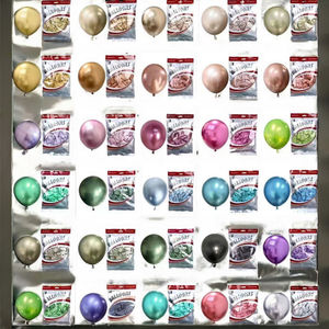 Ballons en latex métallisé chromé de <span class=keywords><strong>12</strong></span> pouces d'épaisseur en forme d'ours en peluche pour décorations de fête d'anniversaire, vente en gros, minimum 100 pièces emballées individuellement - Product Image 3