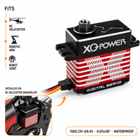 Moteurs Servo en Gros à Vendre XQ-POWER XQ-S8215D 15KG Haute Vitesse Sans Noyau Étanche pour Bras Robotique Hélicoptère 8.4V HV