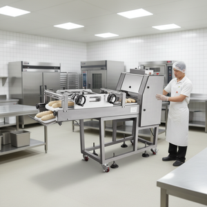 Mesin Pembentuk Adonan Listrik Baru Berbahan Dasar Tepung Mudah Dioperasikan Garansi 1 Tahun Untuk Penggunaan Toko Roti Prancis - Product Image 2