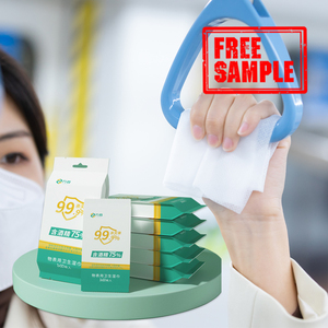 Lingettes désinfectantes pour les mains biodégradables jetables au prix d'usine en gros 10 pièces antiseptiques ménagers de marque privée - Product Image 2