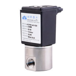 Yuyao Yongchuang YCFP91 Direct Acting Corrosion Resistant Isolation Solenoid Valve Stainless Steel Two Way For Weak Acid Base - Product Image 3