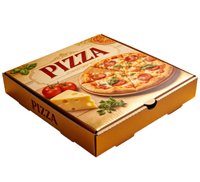 Boîtes à pizza en gros SP4258, bonne qualité, boîte à pizza personnalisée, boîte de livraison de pizza de 32 cm