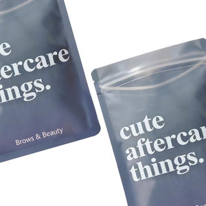 Bolsas Ziplock Impresas Personalizadas, Bolsa de Plástico Translúcida para Cosméticos, Envase para Lociones para el Cuidado de la Piel - Product Image 6