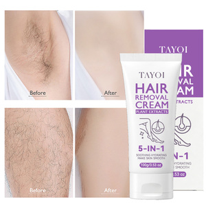 Crema Depilatoria Orgánica Natural Suave para Axilas, Rostro, Cuerpo e Íntimos, Sin Dolor, para Hombres y Mujeres, Precio Directo de Fábrica - Product Image 5