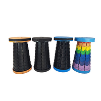 Tabourets pliables télescopiques portables Siège compact simple léger pour adultes Seniors Subway