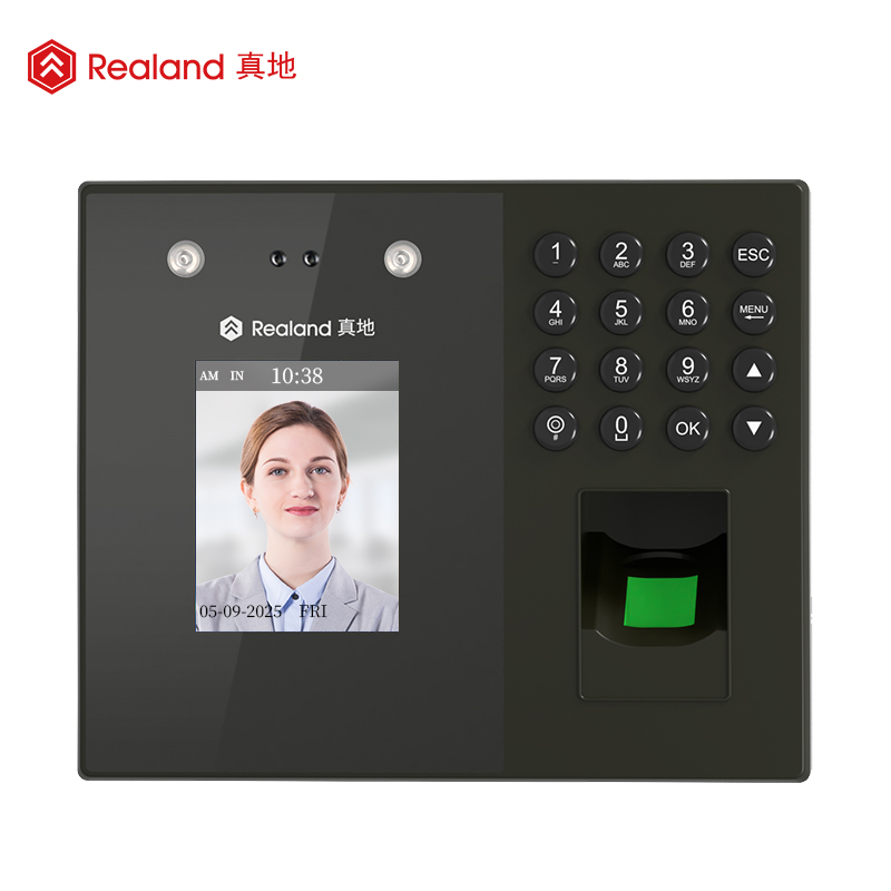 A-F230 программное обеспечение Realand, бесплатное биометрическое устройство посещаемости, лицо, отпечаток пальца, пальмовое время, рекордер, часы управления сотрудниками