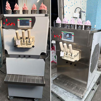 Prix usine Machine à glace molle 8 programmes 3 saveurs, machine à boissons glacées combinée, machine à yaourt et milkshake, dépôt
