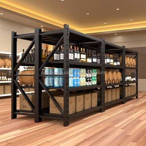 מותאם אישית צהוב בינוני-שכבת ערמה פלדה מדפים מערכת מגבלת ללא דופי יחידות מחסן תעשייתי מדף מזרן - Product Image 2