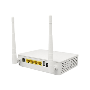 ใยแก้วนำแสงอุปกรณ์บรอดแบนด์เทอร์มินัลเบอร์ออฟติกโมเด็ม FTTH 4 RJ45 LAN พอร์ต1GE 3FE USB VoIP 2.4G WiFi 300M ZTE ชิป GPON โมเด็ม EPON ONU - Product Image 1