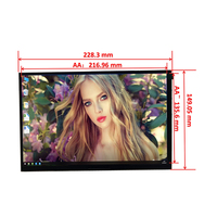 Bestar 10,1 Zoll HD TFT LCD Bildschirmmodule 1280x800 LVDS Anzeigepanel BSD101WX1-300/BP101WX1-300/TV101WXM-NS0 LCM Typ