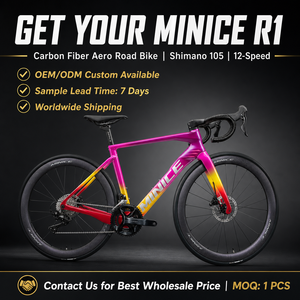 Vélo de course aérodynamique en fibre de carbone légère en gros avec système de changement de vitesse mécanique à 24 vitesses, livraison rapide mondiale - Product Image 5