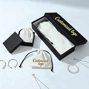 ถุงกำมะหยี่สีขาวแบรนด์ <span class=keywords><strong>Luda</strong></span> สีเบจ ขนาด 8*10 ซม. พร้อมเชือกผูก สำหรับใส่เครื่องประดับ พิมพ์โลโก้ได้ตามต้องการ - Product Image 2