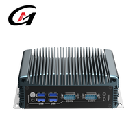 Boîtier intégré sans ventilateur Processeur Intel I5 I7 Double LAN HD VGA Sorties Large Temp Conception robuste pour une utilisation intensive MINI Pc industriel