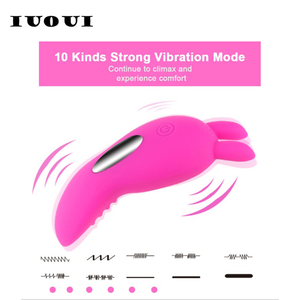 Produttori di prodotti del sesso vibratore del massaggiatore del coniglio telecomandato senza fili per la masturbazione femminile che indossa il vibratore - Product Image 5