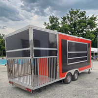 Oriental Shimao Fast Food Trailer à vendre équipé de toilettes et de crème glacée USA Food Truck remorquable