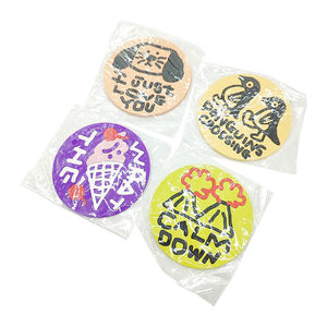 Printed Silicone PVC Drink Coaster Rubber Round <b>Cup</b> <b>Mat</b> Non Slip Heat Resistant Table Protector Pad for Home Office Bar - Product Image 5