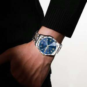 Reloj de Lujo para Hombre con Logotipo Personalizado Drioshipping, Fecha Automática, Resistente al Agua, Luminoso, con Indicador de Día de la Semana, Reloj de Cuarzo de Lujo Monte - Product Image 3