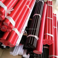 Extrusion capillaire en plastique, pièce noir, en NYLON, POM, pfte, PE, HDPE, barre