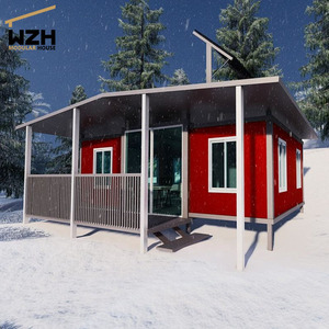 Case Prefabbricate in Legno Cinesi con 2 Camere da Letto, Casa Container <span class=keywords><strong>Prefabbricata</strong></span> in Malesia e Romania - Product Image 1