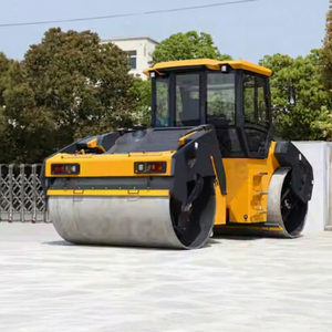 Rodillo Compactador Vibratorio de Asfalto de 8 Toneladas Nuevo, de Doble Tambor, con Motor, Bomba y Rodamientos de Alta Eficiencia - Product Image 1