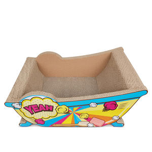 Giocattoli per animali domestici con Scratcher per gatti vasca da bagno e barca a forma di scratch per gatti - Product Image 1