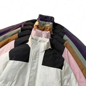 Removable Hat Dropshipping Winter High Quality <b>Padded</b> Stand Collar Hooded Breathable Windproof Smart Casual Men's Jackets Coats - Product Image 2