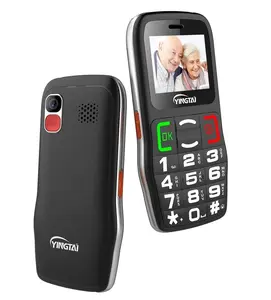 Prezzo basso 1.77 pollici Dual SIM Card Big Button Senior China Mobile phone One Camera OEM keyboard Feature Phones