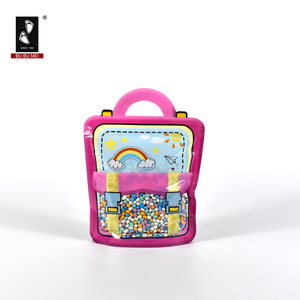 Bolsas Ziplock resellables de fábrica OEM, embalaje de dulces impreso personalizado, bolsas de pie troqueladas, bolsas seguras gratuitas para alimentos - Product Image 6