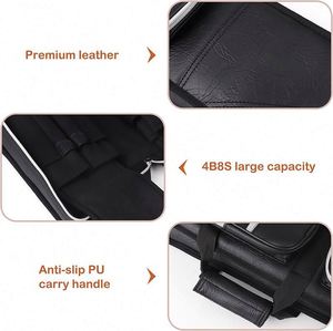 Funda para taco de billar y snooker personalizada OEM de fábrica BSCI, para 1 taco y 1 flecha, con correa cruzada y bolsa de transporte suave para tacos. - Product Image 4