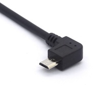 Micro USB mâle à angle droit USB type C 5A câble de données de charge rapide blindage de tresse en cuivre pur pour ordinateur