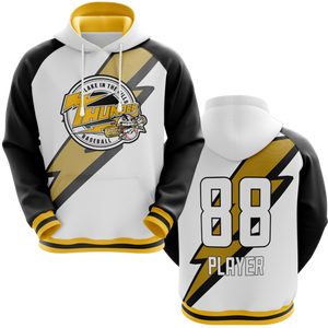 Sweat à capuche hockey équipe personnalisée sublimation maillot hockey sweat à capuche maillot hockey pur polyester avec capuche - Product Image 3