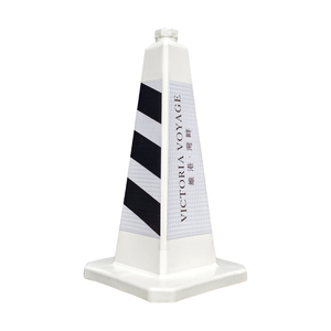Cône publicitaire carré de 750 mm en nouveau matériau, cône et base intégrés, impression sérigraphique et application de film, plusieurs couleurs au choix - Product Image 6