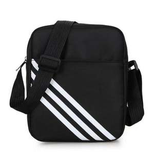 Bolso Bandolera Negro para Hombre, Estilo Casual Deportivo, de Nailon, con Logotipo Personalizado - Product Image 4