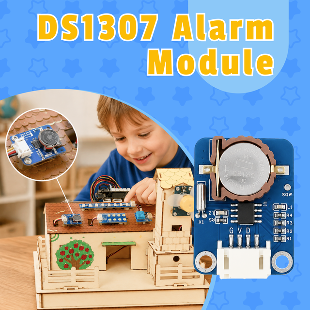 Zetok RTC DS1307 Timer Module, I2C Real Time Clock Electronic Building Block for Arduino Starter Kit & Data Logging