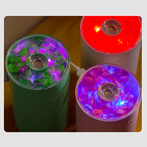 Portable 250ML LED Light Air Humidifier Rechargeable USB H2O Car <strong>Mini</strong> Eternal Flower <strong>Diffuser</strong> for Hotel Electric Essential <strong>Oil</strong> - Product Image 4